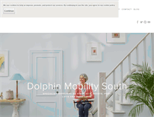 Tablet Screenshot of dolphinstairlifts.com